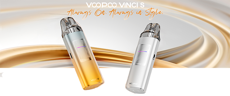 VOOPOO VINCI S zlatá a strieborná prevedenie vapea
